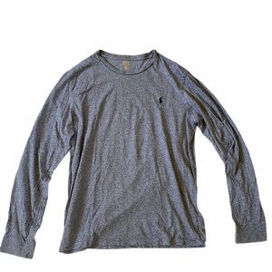 Polo Ralph Lauren Men's Gray Crewneck Long Sleeve